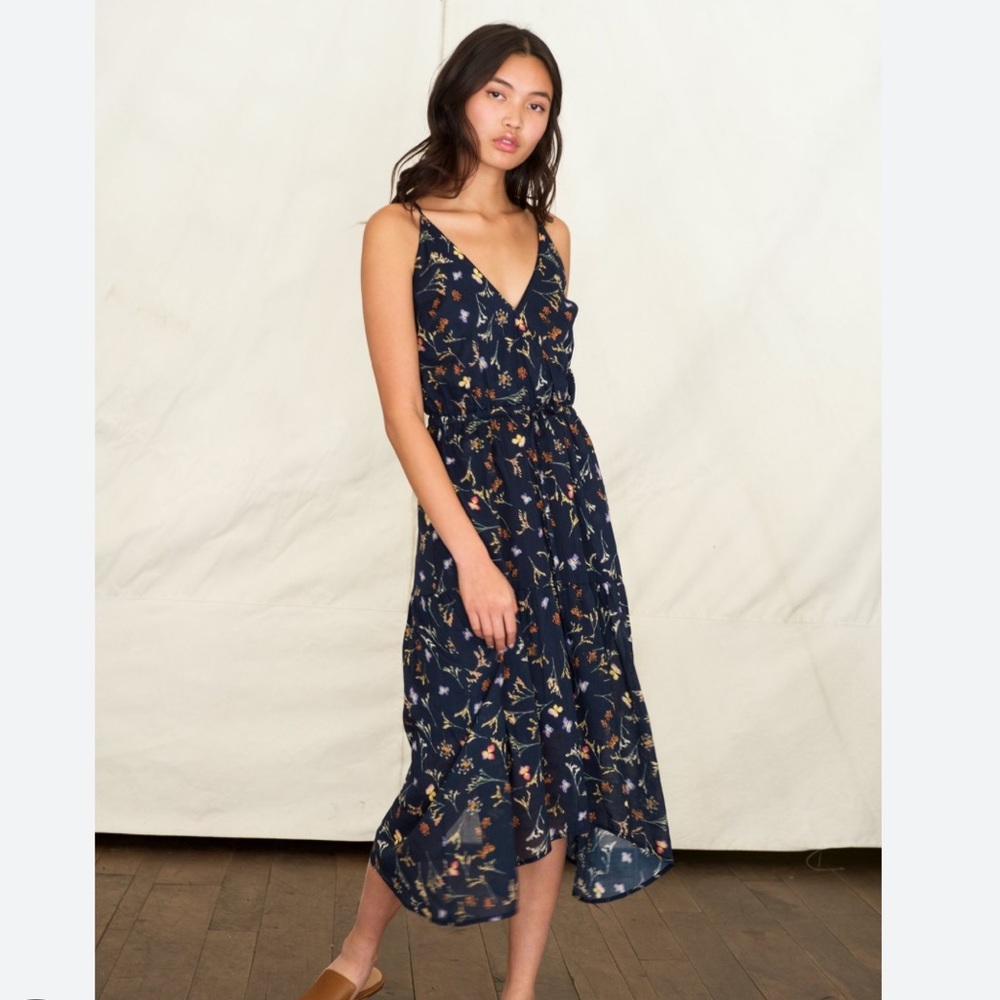 Trovata Navy Floral Dress